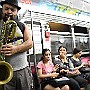 The Big Horn.  Marcos Tognolo: Sax. : Fotos Subte 14 2 Dic 2016