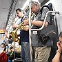 Hard Bop.  Rogelio Juarez: Trumpet. Gustavo Venturino: Sax. : Fotos Subte 29 29 Dic 2016