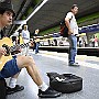 The Kid.  Ramiro Nicolás: Guitar. : Fotos Subte 35 12 Ene 2017