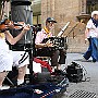 The Dream Team.  Alberto Rosenberg: Violin. Enrique Fasuolo: Bandoneon. : Fotos Subte 37 20 Ene 2017